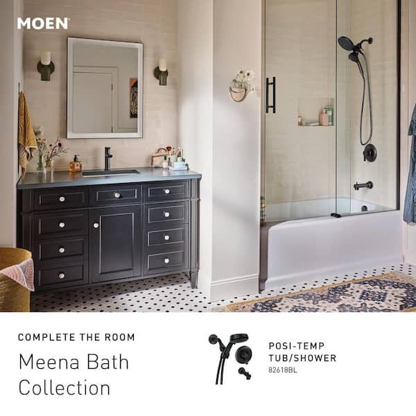 MOEN Meena Single Hole Single Handle Bathroom Faucet in Matte