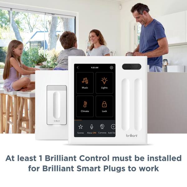 JONATHAN Y Smart Plug - WiFi Remote Control for Lights and Appliances  Suitable with Alexa and Google Home Assistant No Hub Required PLG1000B -  The Home Depot