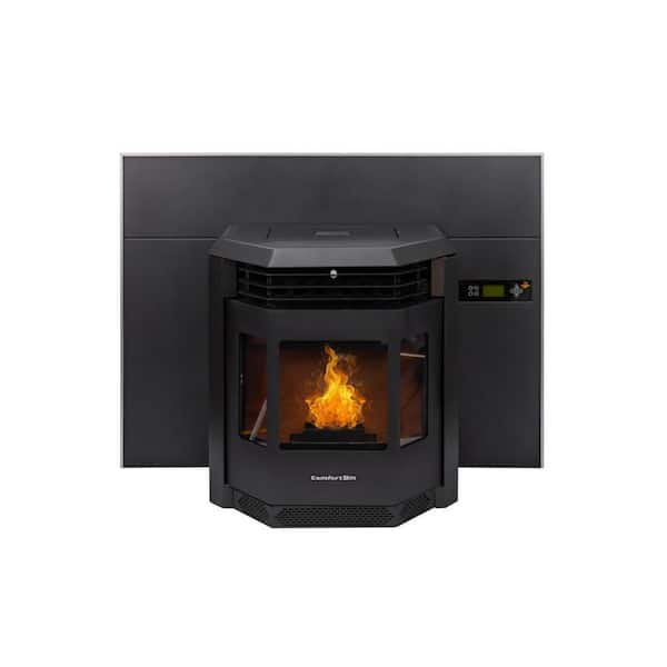 2800 sq. ft. EPA Certified Pellet Stove Fireplace Insert with a 47 lbs. Hopper
