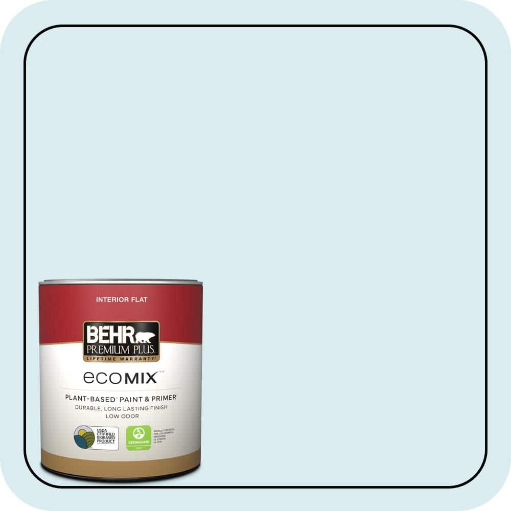 1 qt. #550C-1 Airy Flat EcoMix Plant-Based Interior Paint & Primer price history on PriceWatchPro