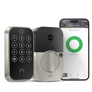 Assure Lock 2; Smart Door Lock with WiFi and Touchscreen Keypad; Satin Nickel