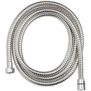NEW STAINLESS STEEL REPLACEMENT SHOWER HOSE 6 FT LONG WASHERS SCREENS & TAPE 