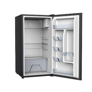 3.2 cu. ft. Mini Fridge in Stainless Steel without Freezer