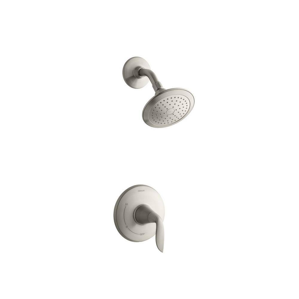 KOHLER Refinia 1Spray 6.4 in. Single Wall Mount Fixed Shower Head in