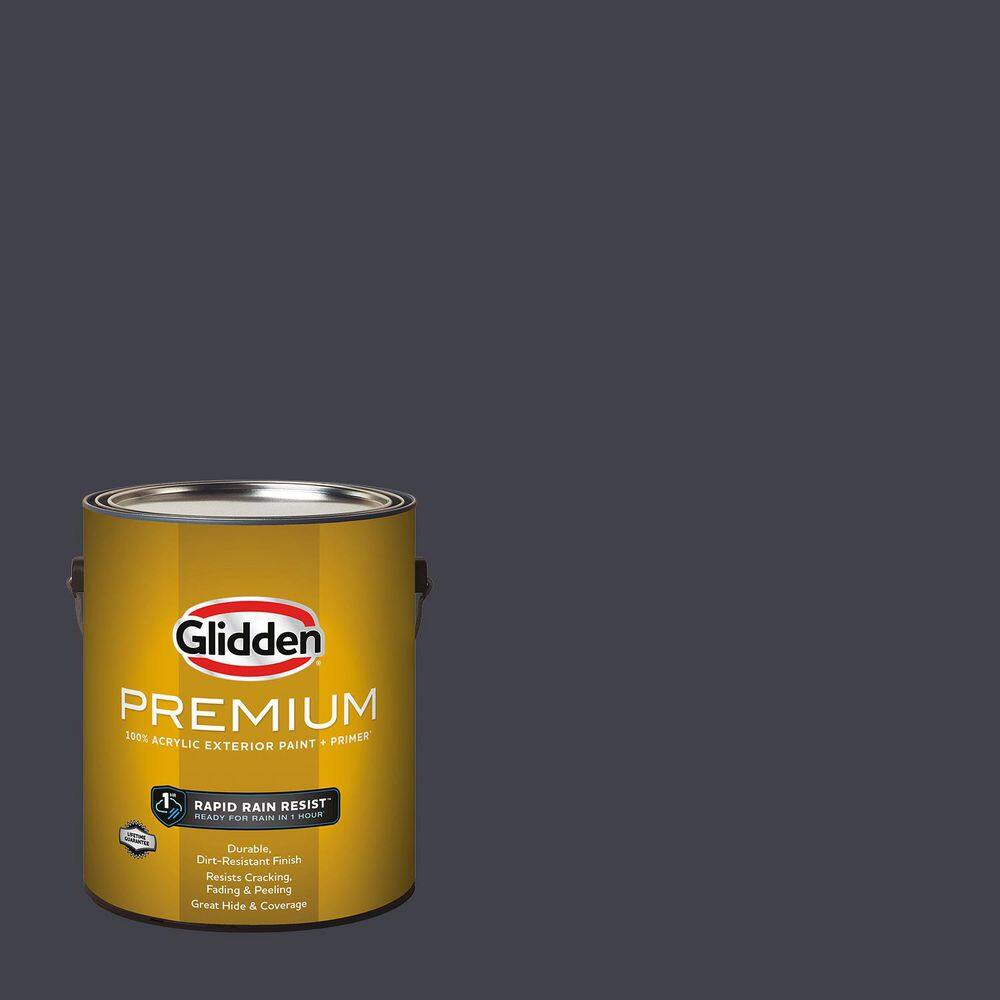 Glidden Premium 1 gal. Napoleon PPG1013-7 Semi-Gloss Exterior