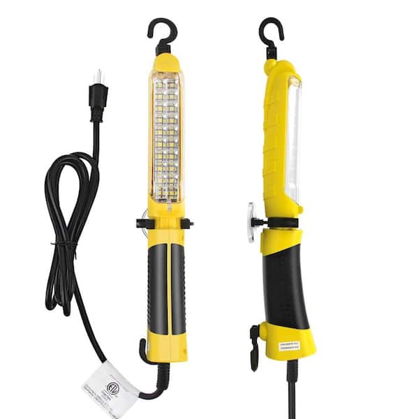 120 Volt 450 Lumen LED Handheld Trouble Work Light Corded Electric with Strong Magnet