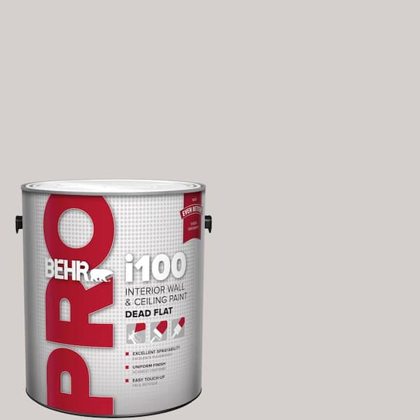 BEHR PRO 1 Gal. #N140-1A Soft Lilac Dead Flat Interior Paint