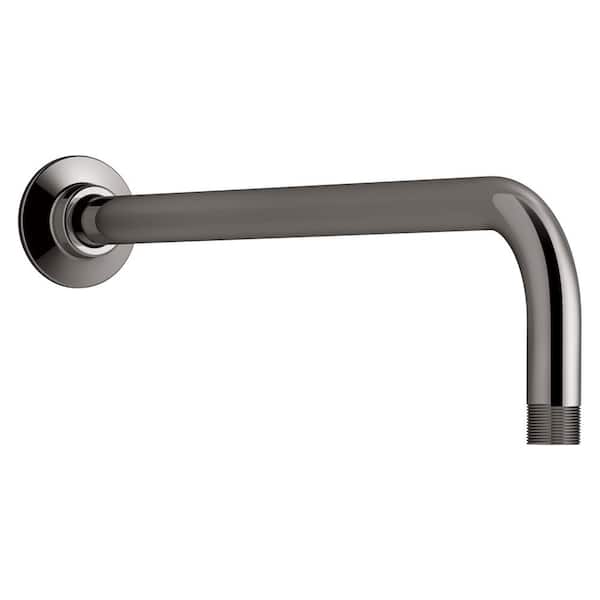 KOHLER Wall Mount Rainhead Arm and Flange in Vibrant Titanium