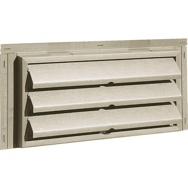 Builders Edge 9.375 in. x 18 in. Foundation Vent without Ring for New Construction, #089-Champagne-DISCONTINUED