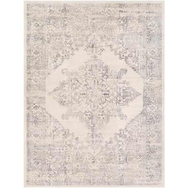 Livabliss Saray Ivory 12 ft. x 15 ft. Indoor Area Rug