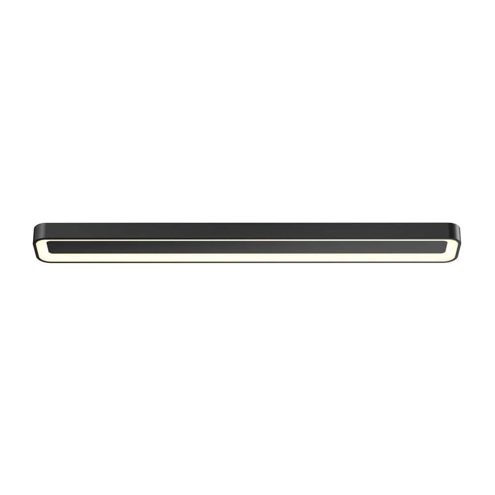 5.98 in. Aiden Matte Black LED Flat Panel 30-Watt 5CCT Selected LED Integrated Linear Flat Panel price history on PriceWatchPro
