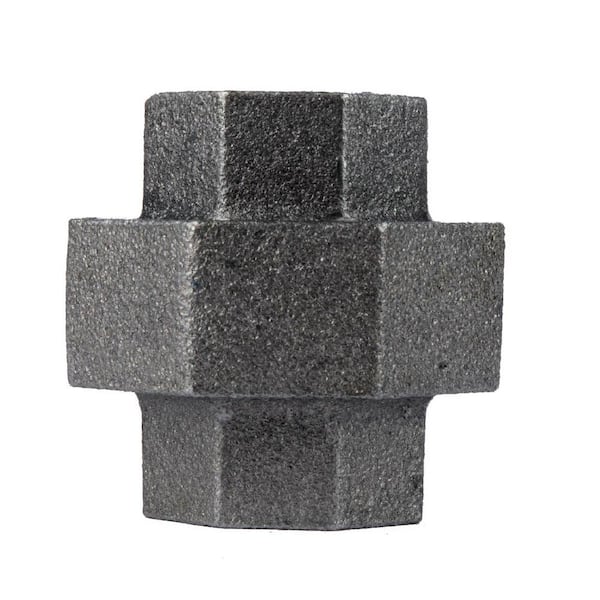 STZ 3/8 in. Black Malleable Iron FPT x FPT Union Fitting