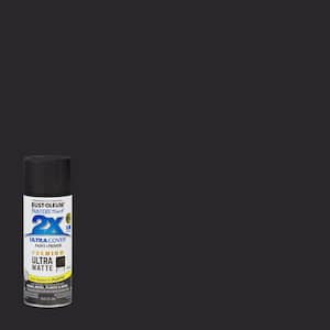 12 oz. Matte Black Ultra Cover General Purpose Spray Paint (Case of 6)