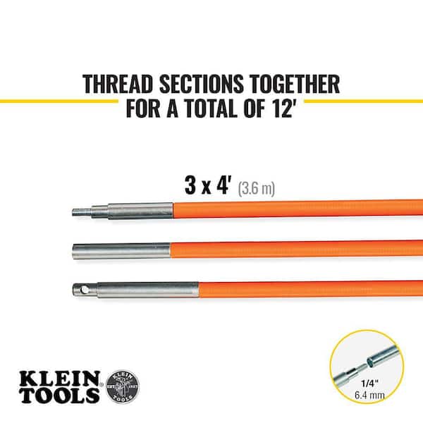 Klein Tools Fish Rod Attachment, Double-S Hook (Klein Tools 56512)