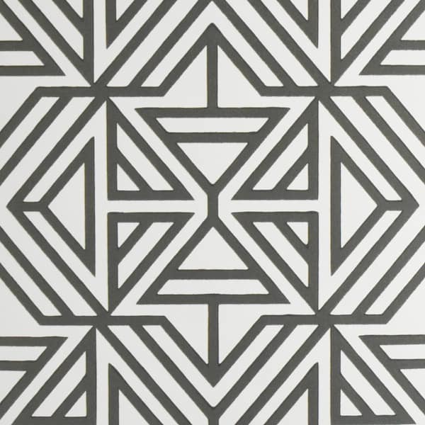 A-Street Prints Helios Taupe Geometric Taupe Wallpaper Sample