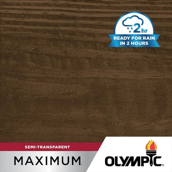 Maximum 5 gal. ST-2015 Espresso Semi-Transparent Exterior Stain and Sealer in One Low VOC