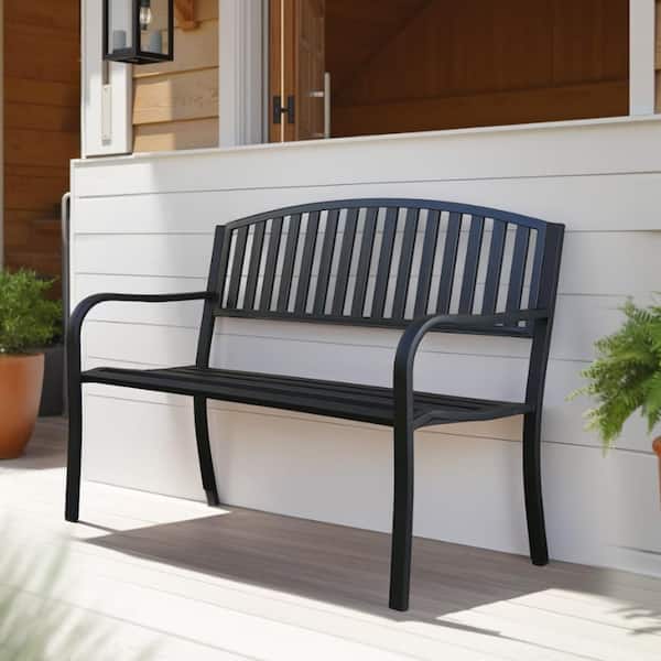 Amazon.com: Psilvam Garden Bench, 2-Person Poly Lumber Patio