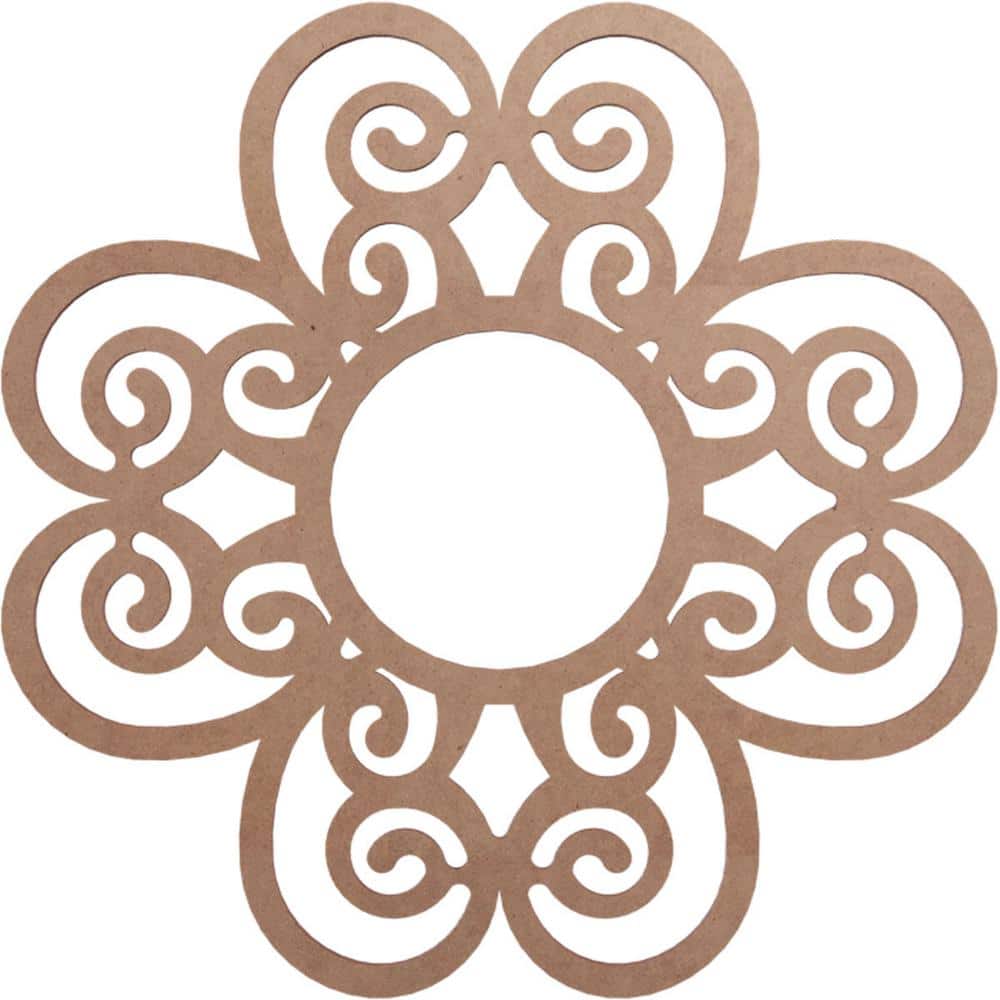 0.375 in. x 6.125 in. x 18 in. Wood Medallion Moulding price history on PriceWatchPro