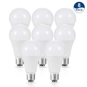 50-Watt/100-Watt/150-Watt Equivalent A21 3-Way LED Light Bulb in Daylight 5000K (8-Pack)