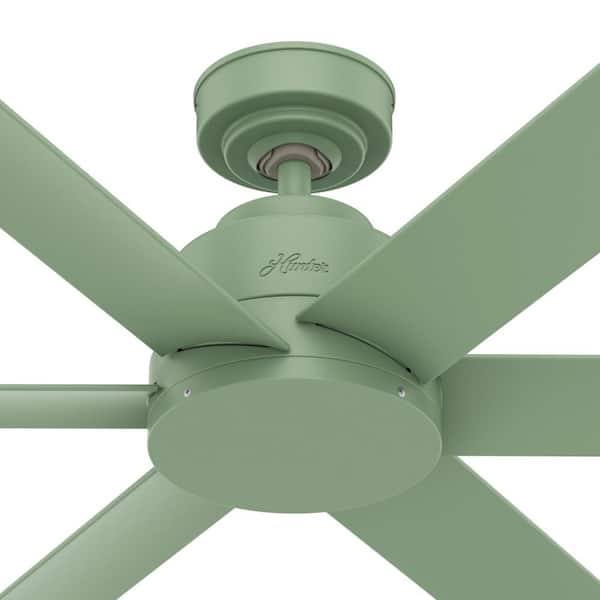 Indoor Outdoor Dusty Green Ceiling Fan, Dusty Ceiling Fan