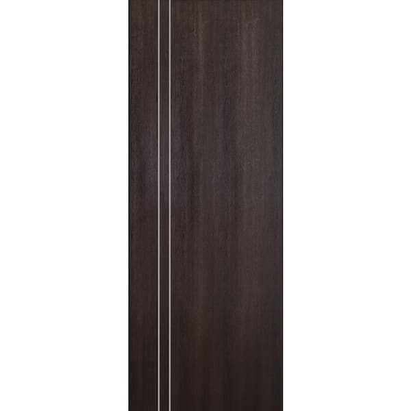 Belldinni Optima 2V 30 in. x 84 in. No Bore Veralinga Oak Solid Composite Core Wood Interior Door Slab