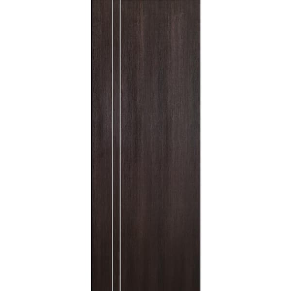 Belldinni Optima 2V 32 in. x 84 in. No Bore Veralinga Oak Solid Composite Core Wood Interior Door Slab