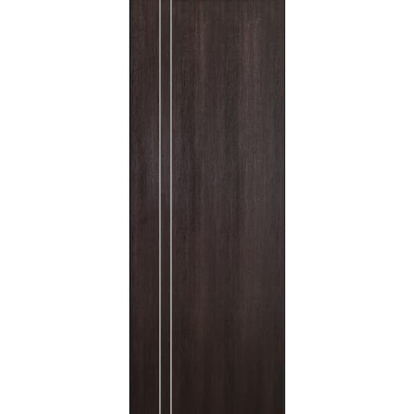 Belldinni Optima 2V 32 in. x 96 in. No Bore Veralinga Oak Solid Composite Core Wood Interior Door Slab