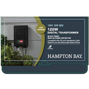 Low-Voltage 120-Watt Landscape Lighting Transformer with Dusk to Dawn Sensor