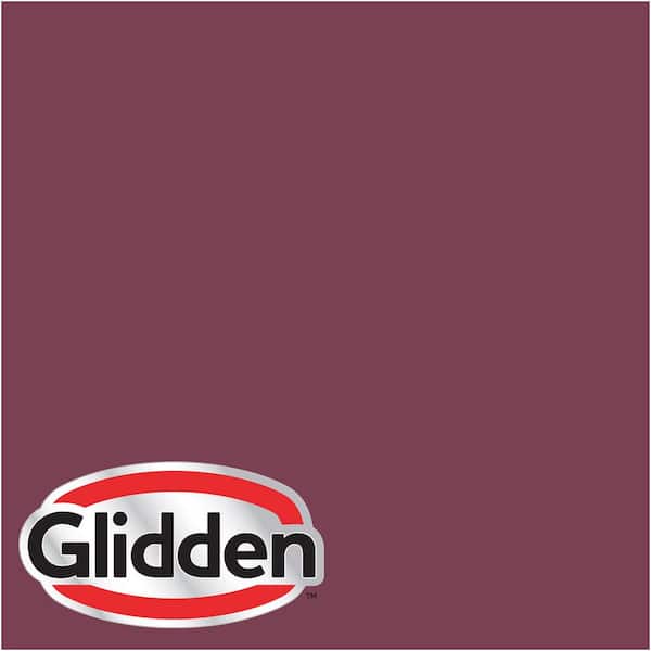 Glidden Premium 1-gal. #HDGR26 Bold Sangria Semi-Gloss Latex Exterior Paint