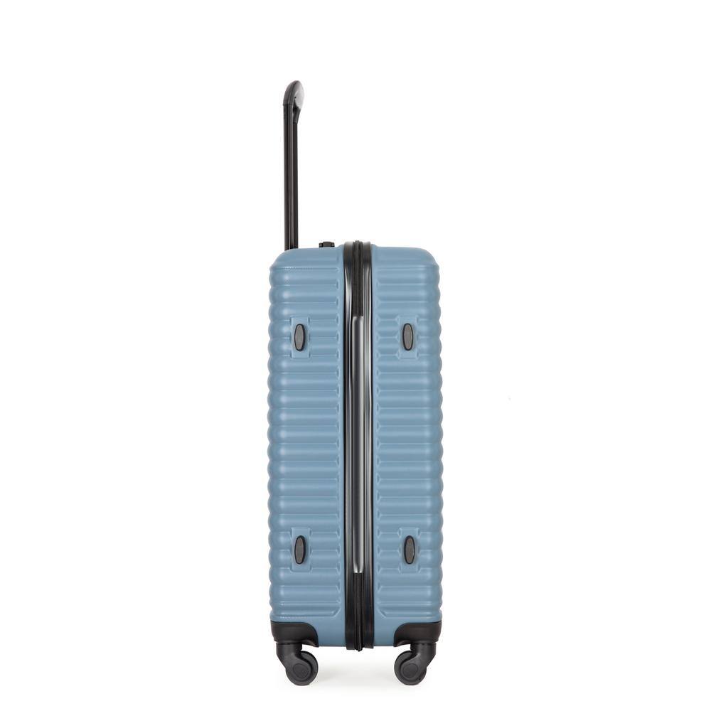 Blue 3-Piece Hardshell Spinner Luggage Set with TSA Locks
