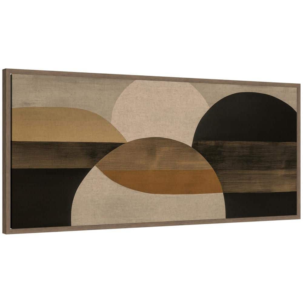 "Sylvie ""Neutral Rich Tonal Abstact II"" by The Creative Bunch Studio Abstract Framed Art Print 18 in. x 40 in." price history on PriceWatchPro