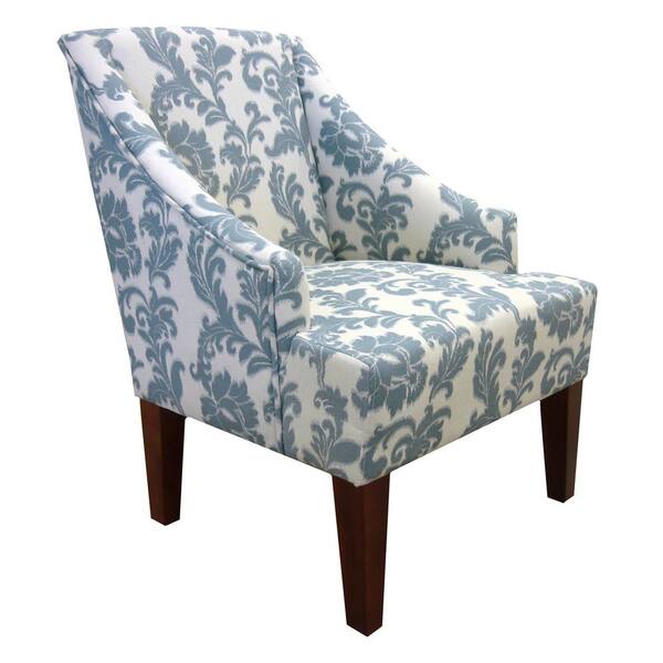 Armen Living Ikat Brown Fabric Accent Chair