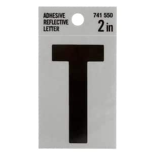 2 in. Vinyl Reflective Letter T