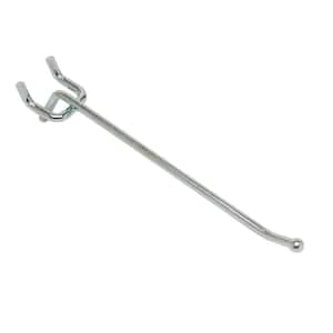 Everbilt 6 in. Zinc-Plated Steel Single Straight Peg Hook 1/4 in