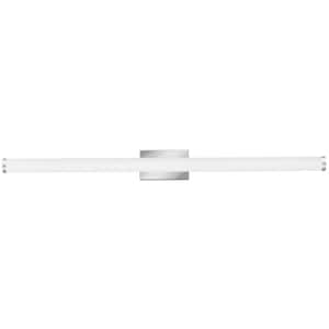 46 in. Chrome Integrated LED Vanity Light Bar with Selectable Color Temperature