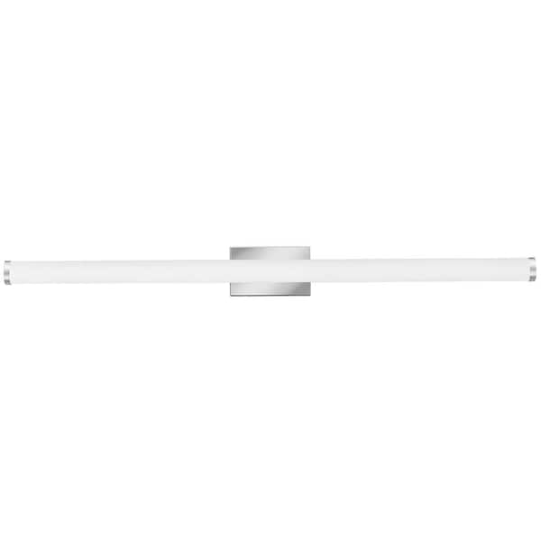 Chrome Integrated Led Vanity Light Bar, What Size Light Bar For 48 Vanity