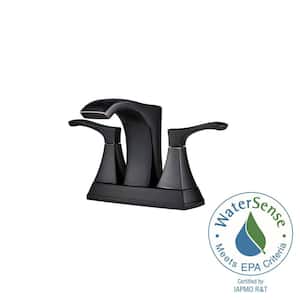 Venturi 4 in. Centerset 2-Handle Bathroom Faucet in Tuscan Bronze (2-Pack Combo)