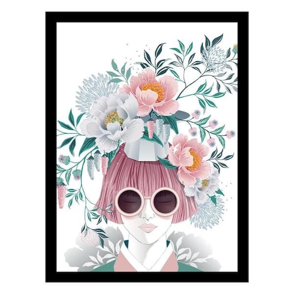 VENICE BEACH Collections BEAUTY FROM WITHIN FLOWERHEAD Framed Print by Unknown 1 Piece Framed Graphic Print Abstract Print 18 in. x 14 in.