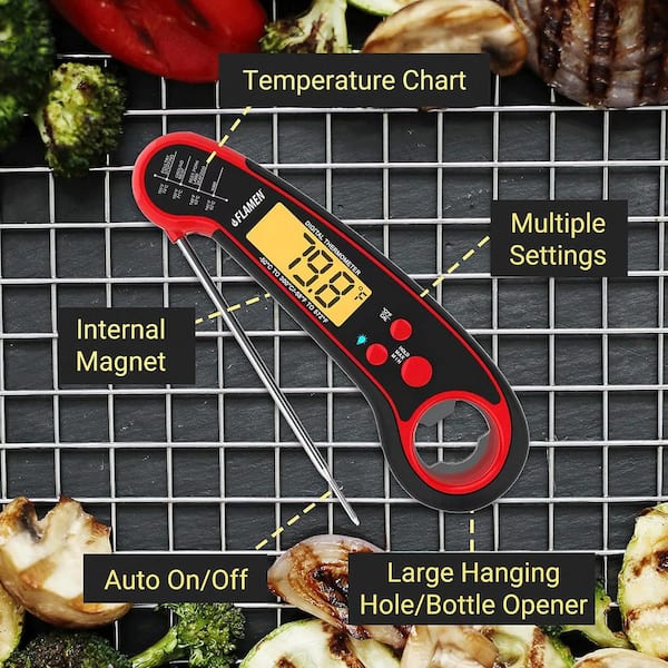Cheer Collection Quick Read Digital Meat Thermometer