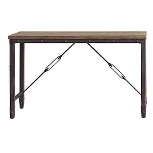 Jersey 48 in. Tobacco Standard Rectangle Wood Console Table