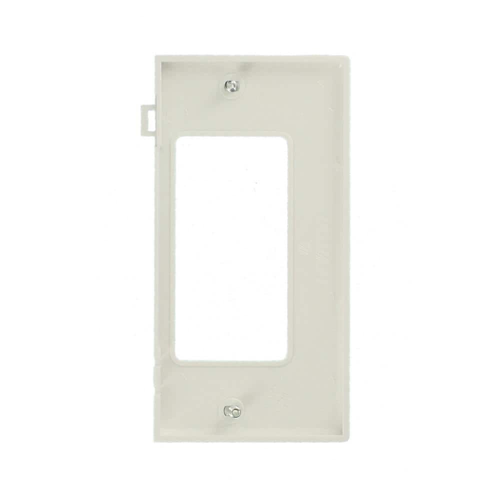 Leviton White 1-Gang Thermoplastic Nylon Wall Plate
