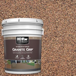 5 Gal. #GG-10 Copper Marble Decorative Flat Interior/Exterior Concrete Floor Coating