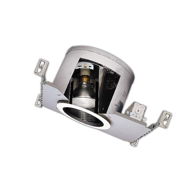 Halo H47 6 In Aluminum Recessed Lighting Housing For New Construction Sloped Ceiling Insulation Contact Air Tite H47icat The Home Depot - Insulating Recessed Lights In Vaulted Ceiling