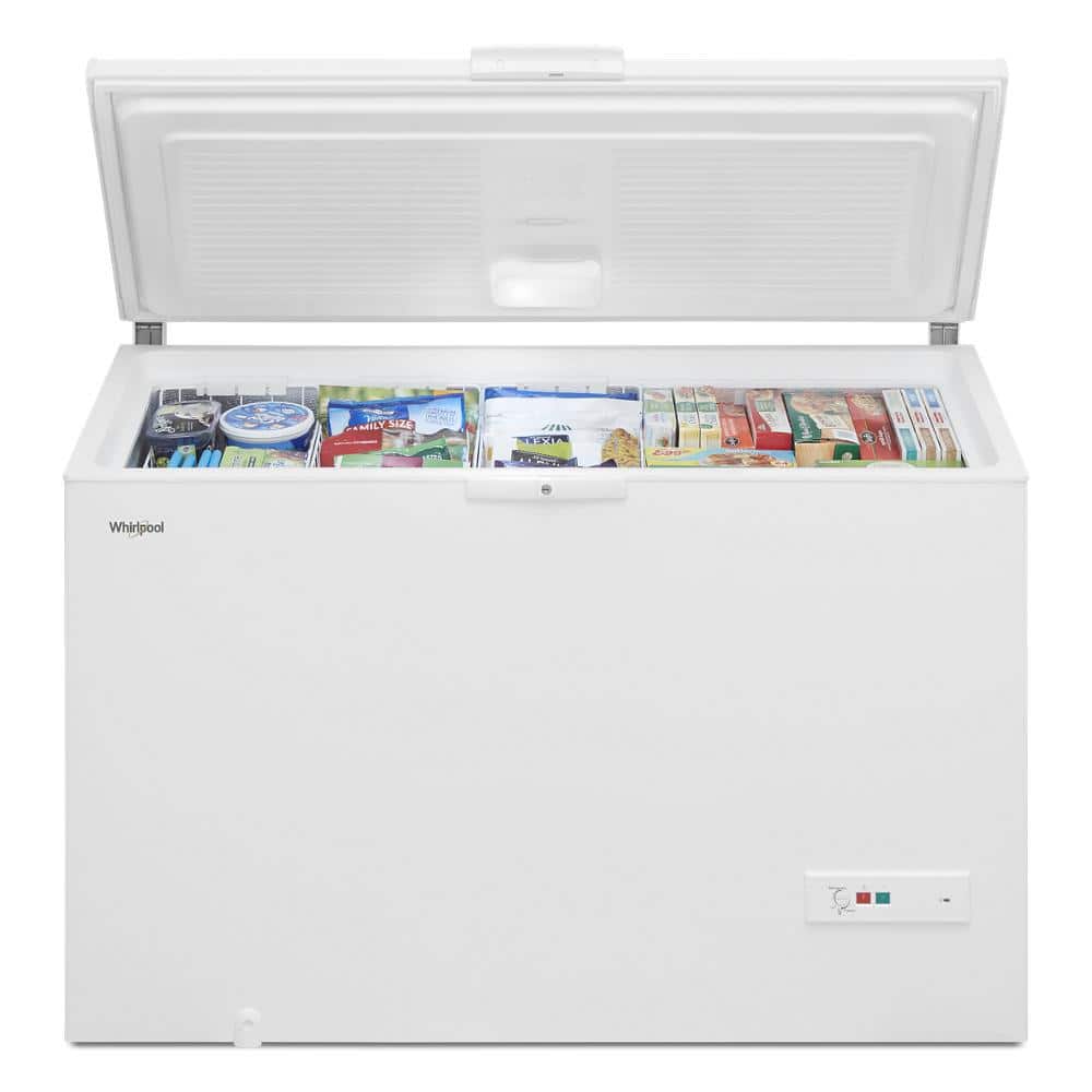 Whirlpool Convertible Chest Freezer with 3 Storage Levels in White 16 Cu. Ft. on Fridge.com
