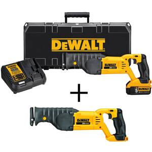 20-Volt MAX Lithium Ion Cordless Reciprocating Saw Kit with Bonus 20-Volt MAX Cordless Reciprocating Saw (Tool-Only)