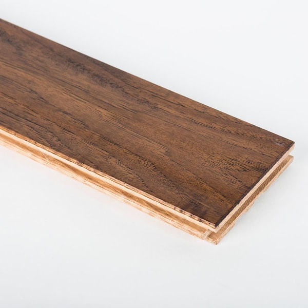 Blue Ridge Hardwood Flooring Sable Hickory 3/4 in. T x 4 in. W Hand Scraped Solid Hardwood Flooring (16 sq. ft./Case)