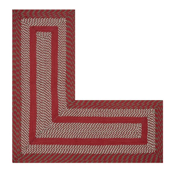 Better Trends Newport Braid Collection, L Shaped Rugs