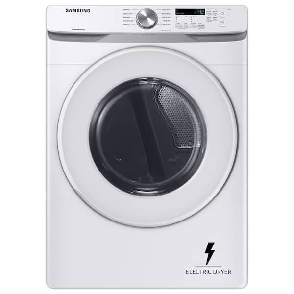 Samsung 7.5 cu. ft. Stackable Vented Electric Dryer with Sensor Dry in White
