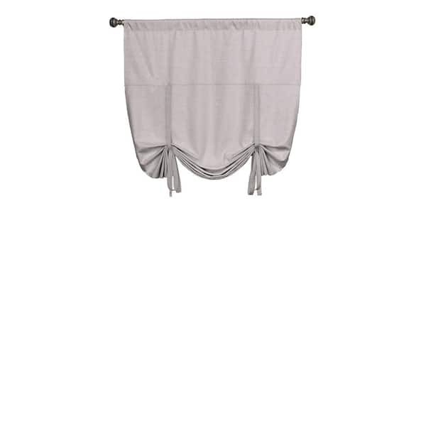 Eclipse Grey Thermal Rod Pocket Blackout Curtain - 42 in. W x 63 in. L