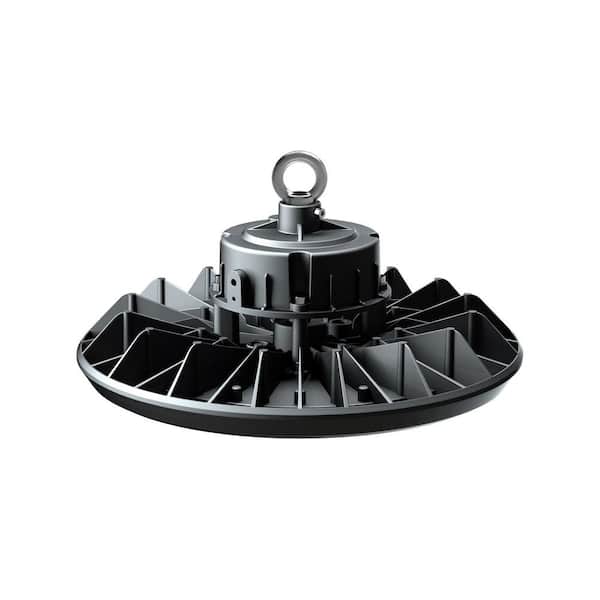ARCADIA 4th Gen LED UFO High Bay 100W 15000 Lumens 4000K 100-277Vac Black Housing IP65 UL and DLC Listed